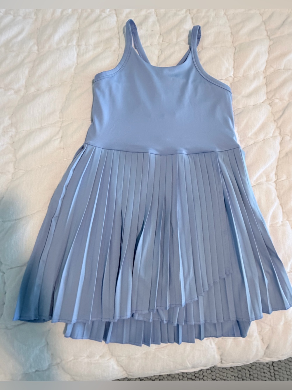 Zella Girls 10/12 Blue Pleated Active Dress Tennis Golf Athletic